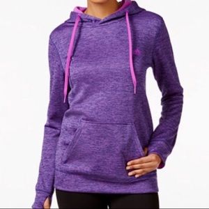 Adidas Purple Climawarm Athletic Hoodie Sweater